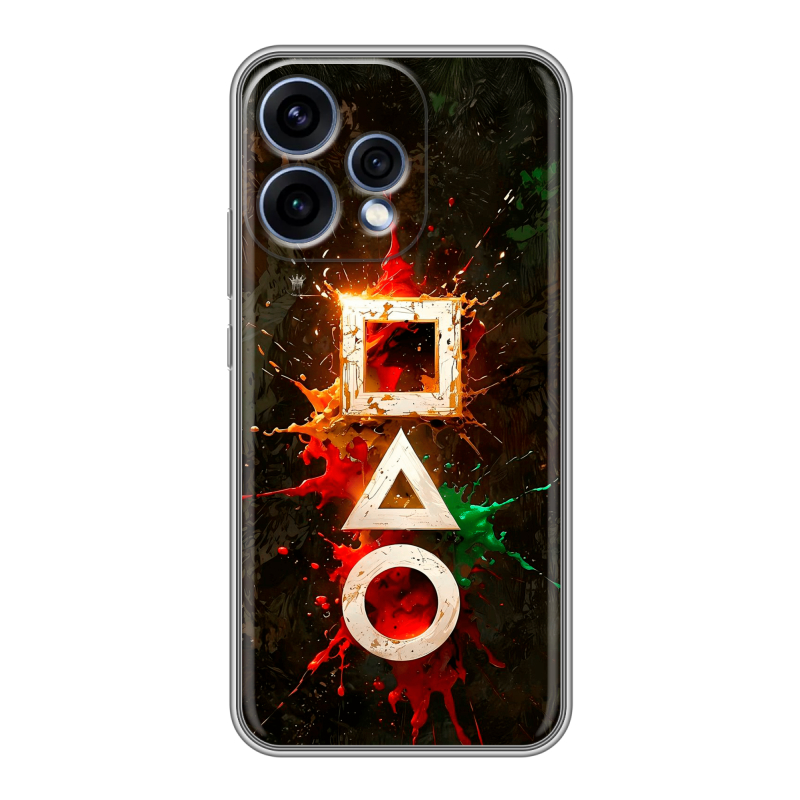 Силиконовый чехол на OPPO Reno15 с принтом Squid Game Игра кальмара Силиконовый чехол на OPPO Reno15 с принтом Squid Game Игра кальмара