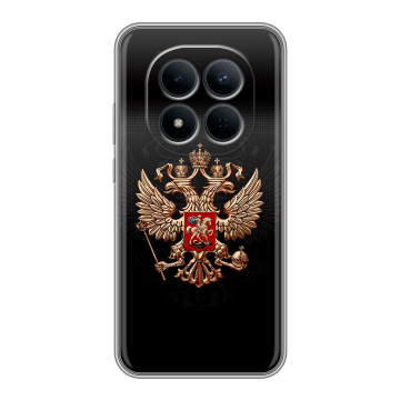 Силиконовый чехол на Redmi Note 15 5G с принтом Герб России Силиконовый чехол на Redmi Note 15 5G с принтом Герб России