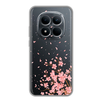 Силиконовый чехол на Redmi Note 15 5G с принтом Ветка сакуры