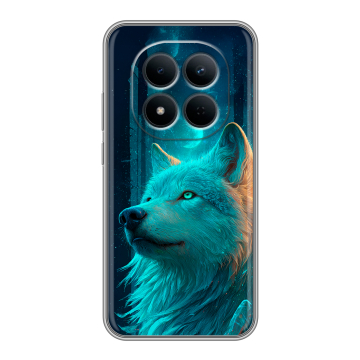 Силиконовый чехол на Redmi Note 15 5G с принтом бабочки саккура