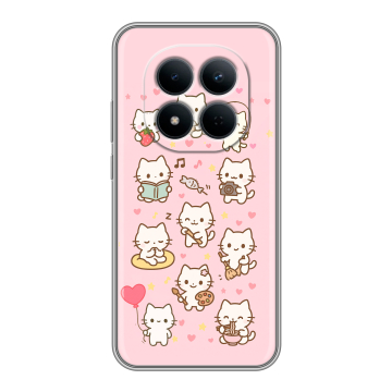 Силиконовый чехол на Redmi Note 15 5G с принтом Hello Kitty Хелоу Кити Силиконовый чехол на Redmi Note 15 5G с принтом Hello Kitty Хелоу Кити