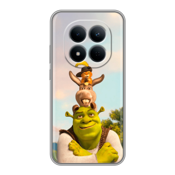 Силиконовый чехол на Redmi Note 15 5G с принтом Шрек Shrek Силиконовый чехол на Redmi Note 15 5G с принтом Шрек Shrek