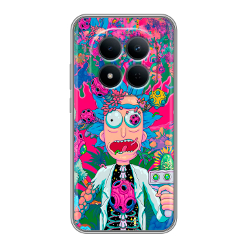 Силиконовый чехол на Redmi Note 15 5G с принтом Рик и Морти Rick Morty Силиконовый чехол на Redmi Note 15 5G с принтом Рик и Морти Rick Morty
