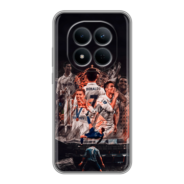 Силиконовый чехол на Redmi Note 15 5G с принтом Реал Роналдо Real Ronaldo Силиконовый чехол на Redmi Note 15 5G с принтом Реал Роналдо Real Ronaldo