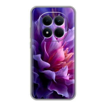 Силиконовый чехол на Redmi Note 15 5G с принтом женский цветы