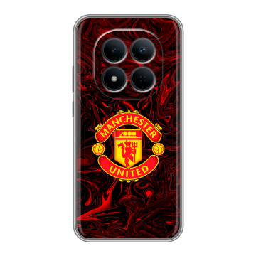Силиконовый чехол на Redmi Note 15 5G с принтом Manchester United