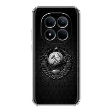 Силиконовый чехол на Redmi Note 15 5G с принтом Герб Флаг СССР Силиконовый чехол на Redmi Note 15 5G с принтом Герб Флаг СССР