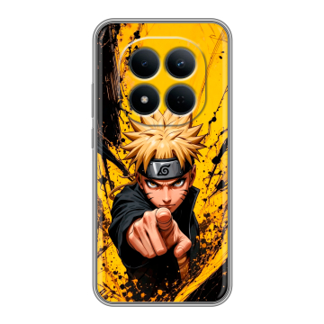 Силиконовый чехол на Redmi Note 15 5G с принтом Naruto Наруто