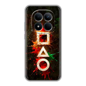 Силиконовый чехол на Redmi Note 15 5G с принтом Squid Game Игра кальмара