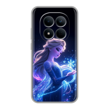 Силиконовый чехол на Redmi Note 15 5G с принтом Холодное сердце Frozen Силиконовый чехол на Redmi Note 15 5G с принтом Холодное сердце Frozen