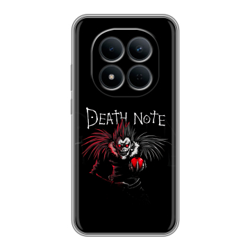 Силиконовый чехол на Redmi Note 15 5G с принтом Death note Тетрадь смерти