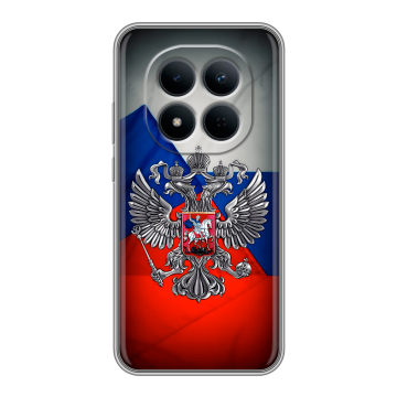 Силиконовый чехол на Redmi Note 15 5G с принтом Флаг России