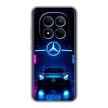 Силиконовый чехол на Redmi Note 15 5G с принтом Mercedes Мерседес