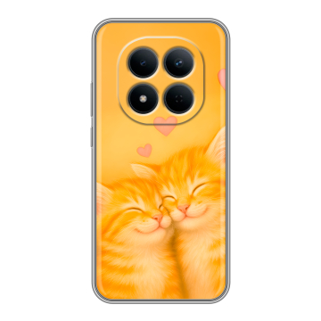 Силиконовый чехол на Redmi Note 15 5G с принтом Милые котята
