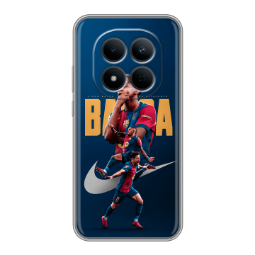 Силиконовый чехол на Redmi Note 15 5G с принтом Барселона Barca Yamal 