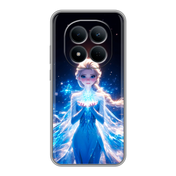 Силиконовый чехол на Redmi Note 15 5G с принтом Холодное сердце Frozen