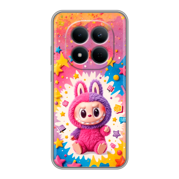 Силиконовый чехол на Redmi Note 15 5G с принтом Labubu Лабубу