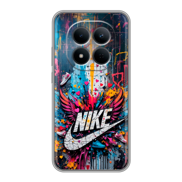 Силиконовый чехол на Redmi Note 15 5G с принтом Nike Найк