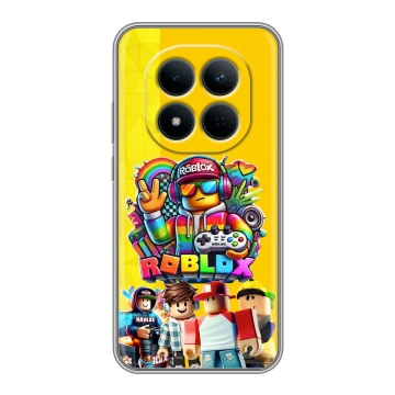 Силиконовый чехол на Redmi Note 15 5G с принтом Roblox Роблокс