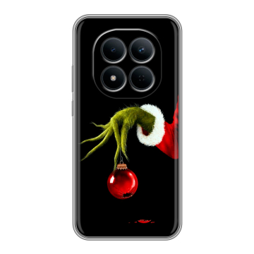 Силиконовый чехол на Redmi Note 15 5G с принтом Новый год Гринч