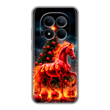 Силиконовый чехол на Redmi Note 15 5G с принтом Новый год
