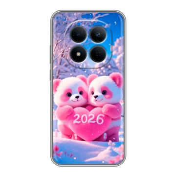 Силиконовый чехол на Redmi Note 15 5G с принтом Новый год