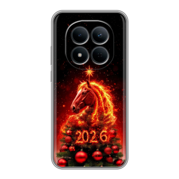 Силиконовый чехол на Redmi Note 15 5G с принтом Новый год