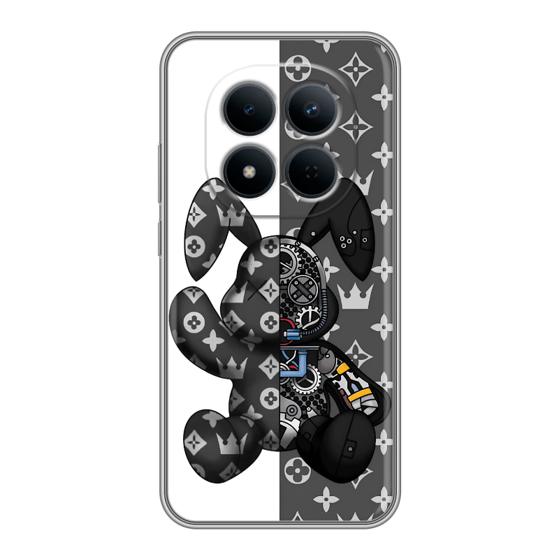 Силиконовый чехол на Redmi Note 15 5G с принтом Луи робот Силиконовый чехол на Redmi Note 15 5G с принтом Луи робот