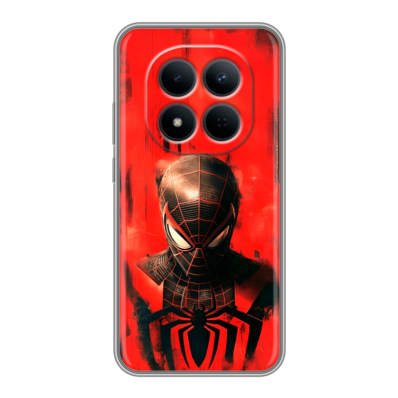 Силиконовый чехол на Redmi Note 15 5G с принтом человек паук spiderman Силиконовый чехол на Redmi Note 15 5G с принтом человек паук spiderman