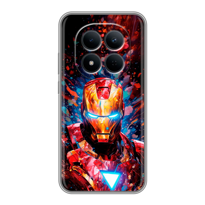 Силиконовый чехол на Redmi Note 15 5G с принтом Железный человек Ironman Силиконовый чехол на Redmi Note 15 5G с принтом Железный человек Ironman