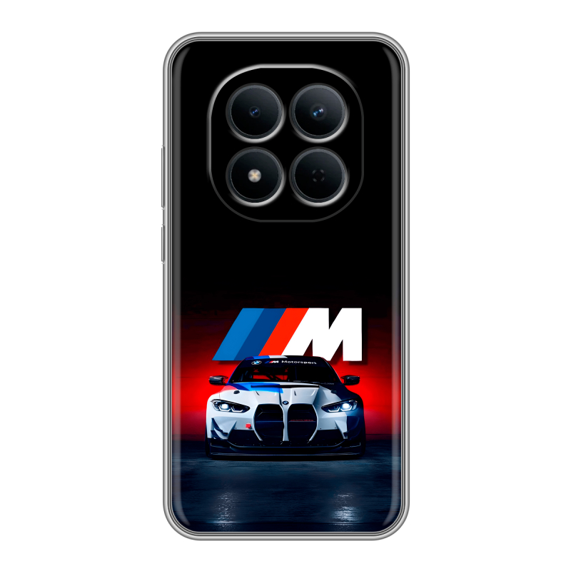Силиконовый чехол на Redmi Note 15 5G с принтом БМВ BMW Силиконовый чехол на Redmi Note 15 5G с принтом БМВ BMW