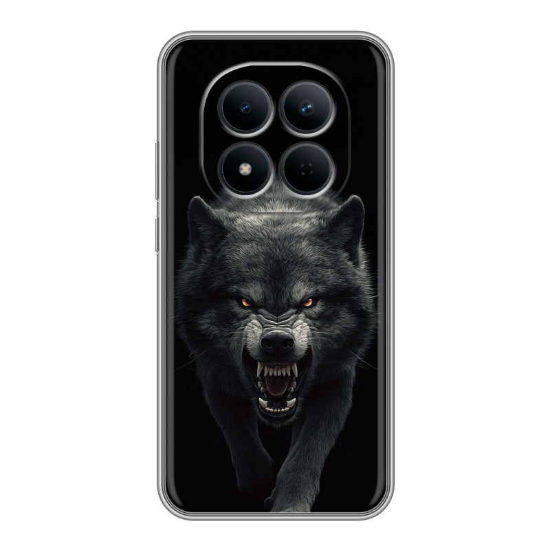 Силиконовый чехол на Redmi Note 15 5G с принтом Волк Силиконовый чехол на Redmi Note 15 5G с принтом Волк