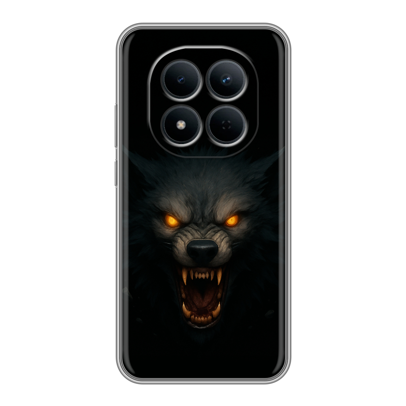 Силиконовый чехол на Redmi Note 15 5G с принтом Волк Силиконовый чехол на Redmi Note 15 5G с принтом Волк