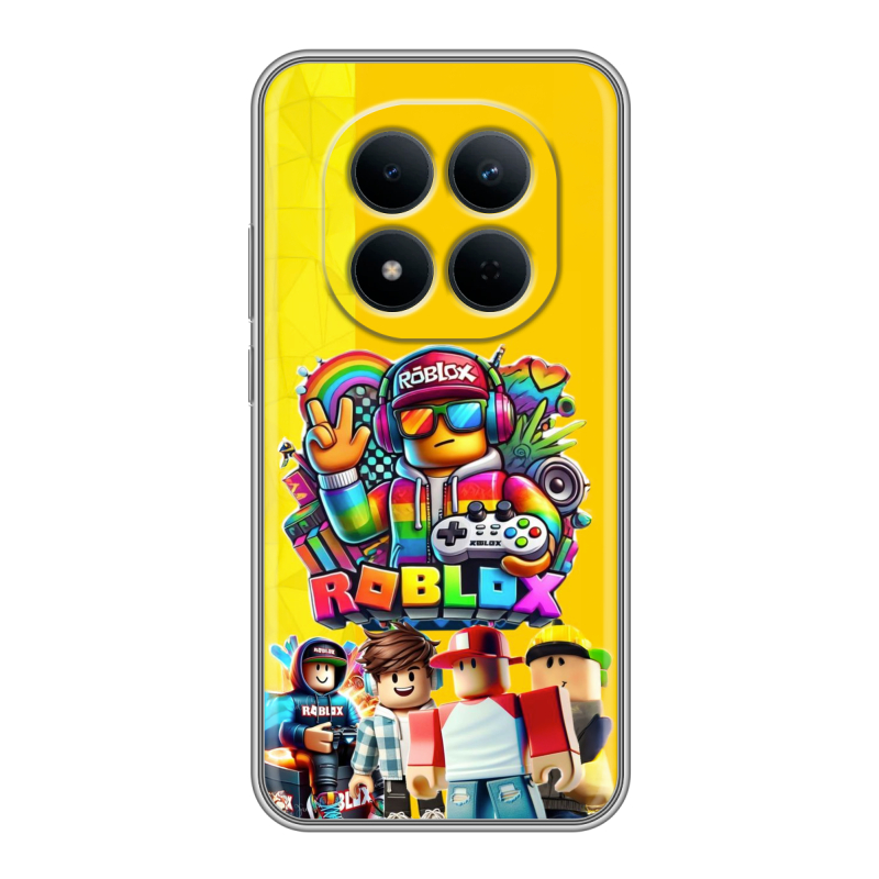 Силиконовый чехол на Redmi Note 15 5G с принтом Roblox Роблокс Силиконовый чехол на Redmi Note 15 5G с принтом Roblox Роблокс