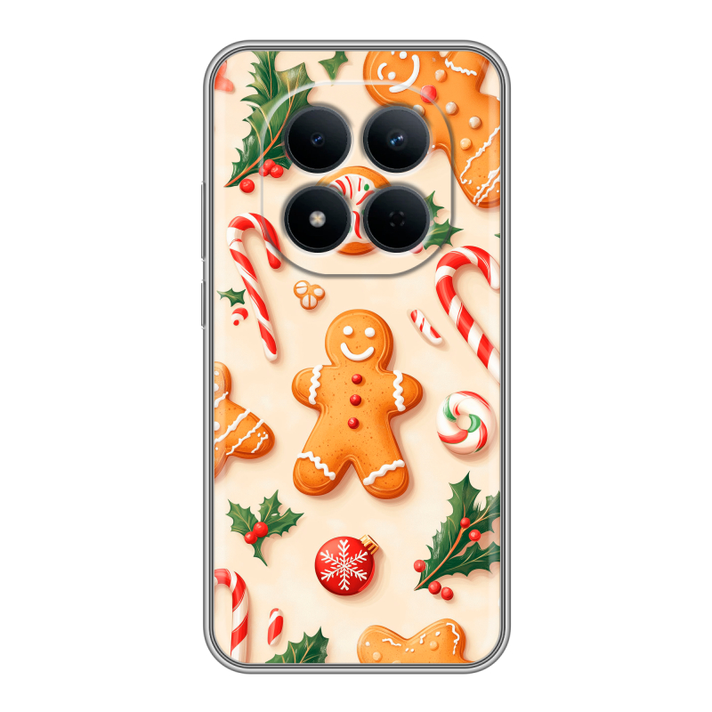 Силиконовый чехол на Redmi Note 15 5G с принтом Новый год Силиконовый чехол на Redmi Note 15 5G с принтом Новый год
