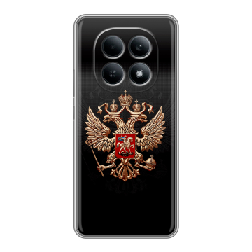 Силиконовый чехол на Redmi Note 15 4G с принтом Герб России