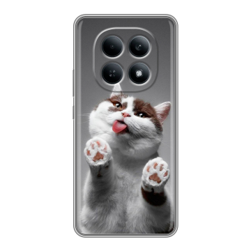 Силиконовый чехол на Redmi Note 15 4G с принтом Коты Силиконовый чехол на Redmi Note 15 4G с принтом Коты