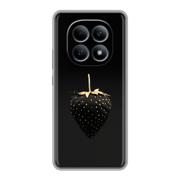 Силиконовый чехол на Redmi Note 15 4G с принтом Черная клубника Силиконовый чехол на Redmi Note 15 4G с принтом Черная клубника