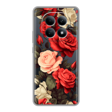 Силиконовый чехол на Redmi Note 15 4G с принтом Розы Силиконовый чехол на Redmi Note 15 4G с принтом Розы