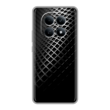 Силиконовый чехол на Redmi Note 15 4G с принтом Текстура металла