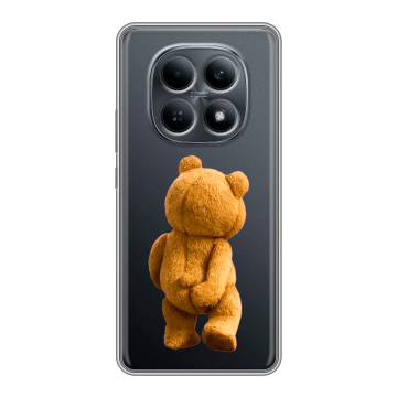 Силиконовый чехол на Redmi Note 15 4G с принтом Медведь Силиконовый чехол на Redmi Note 15 4G с принтом Медведь