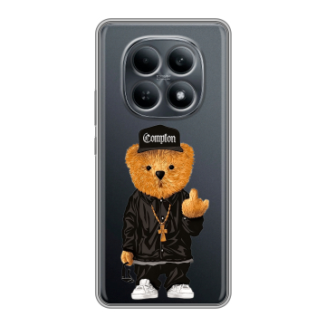 Силиконовый чехол на Redmi Note 15 4G с принтом Плюшевый медведь Силиконовый чехол на Redmi Note 15 4G с принтом Плюшевый медведь