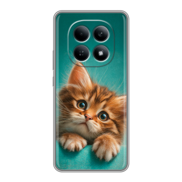 Силиконовый чехол на Redmi Note 15 4G с принтом котенок Силиконовый чехол на Redmi Note 15 4G с принтом котенок