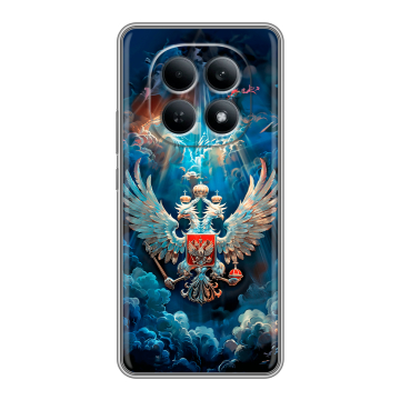 Силиконовый чехол на Redmi Note 15 4G с принтом Герб флаг России Силиконовый чехол на Redmi Note 15 4G с принтом Герб флаг России