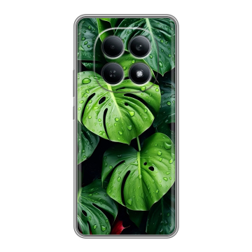 Силиконовый чехол на Redmi Note 15 4G с принтом Листья Силиконовый чехол на Redmi Note 15 4G с принтом Листья