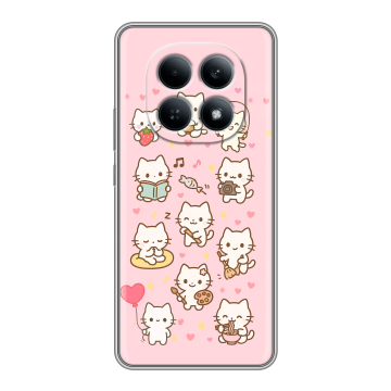 Силиконовый чехол на Redmi Note 15 4G с принтом Hello Kitty Хелоу Кити Силиконовый чехол на Redmi Note 15 4G с принтом Hello Kitty Хелоу Кити