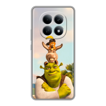 Силиконовый чехол на Redmi Note 15 4G с принтом Шрек Shrek