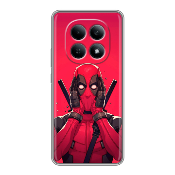 Силиконовый чехол на Redmi Note 15 4G с принтом Дедпул Deadpool Силиконовый чехол на Redmi Note 15 4G с принтом Дедпул Deadpool