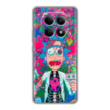 Силиконовый чехол на Redmi Note 15 4G с принтом Рик и Морти Rick Morty Силиконовый чехол на Redmi Note 15 4G с принтом Рик и Морти Rick Morty