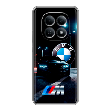 Силиконовый чехол на Redmi Note 15 4G с принтом БМВ BMW Силиконовый чехол на Redmi Note 15 4G с принтом БМВ BMW
